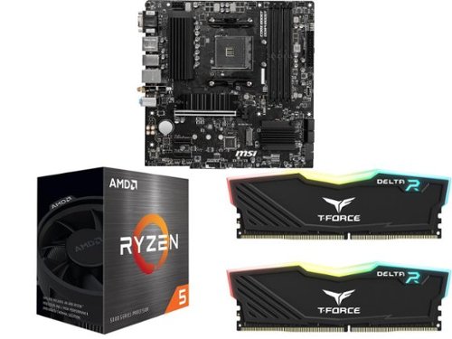 Newegg MSI B550M PRO VDH WIFI + AMD Ryzen 5 5500 + Team Group 16GB
