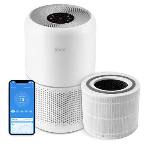 Levoit - PlasmaPro 300S-P Smart Air Purifier with Replacement Filter - White-Front_Standard 