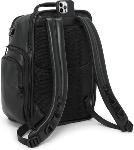 TUMI Alpha Brief Pack Leather Backpack for 15