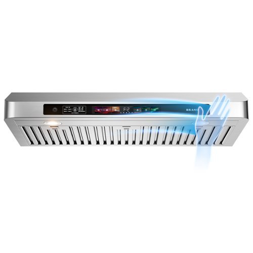 Brano - 30 inches - Externally Vented - Under cabinet Range Hood - Silver-Front_Standard 