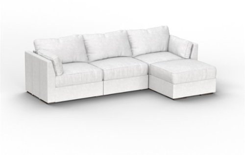 Lovesac - 4 Seats + 5 Angled Sides Corded Velvet Sactional & Standard Foam