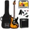 Best Choice Products - 39in Full Size Beginner Electric Guitar Kit with Case, Strap, Amp, Whammy Bar - Sunburst-Front_Standard