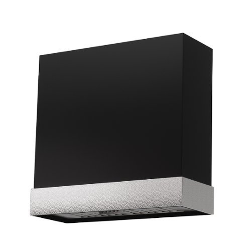 Akicon - 30 inches - Externally Vented - Wall Range Hood - Black with Nickel-Front_Standard 