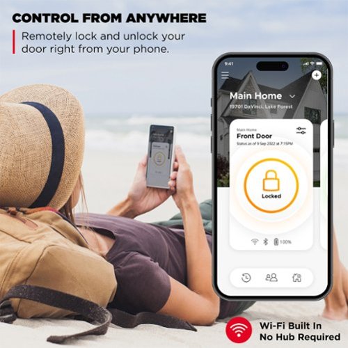 Kwikset Halo Smart Lock Wi-Fi Replacement Deadbolt with App/Keypad/Key Access - Satin Nickel BUY IN DUBAI