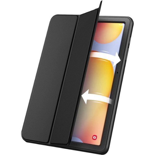 SaharaCase Heavy Duty Folio Case for Samsung Galaxy Tab S6 Lite (2020-2024) - Black GLOBAL SHIPPING