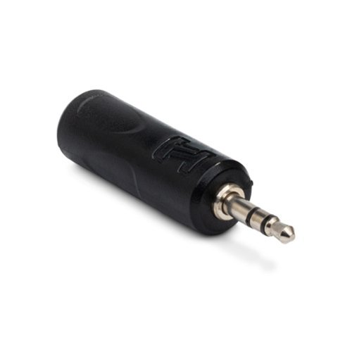 Hosa Technology - 3.5mm TRS-to-1/4" TRS Adapter - Black-Front_Standard
