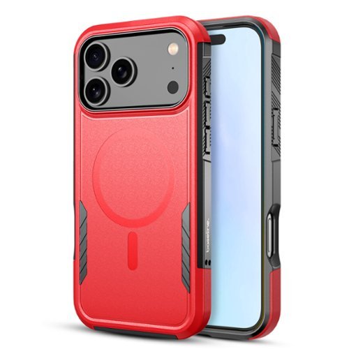 BASELINE - Fortress Series MagSafe Case for Apple iPhone 17 Pro - Red-Front_Standard 