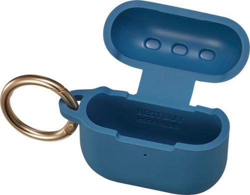 Best Buy essentials™ Silicone Case for Apple AirPods 3rd Generation - Blue GLOBAL SHIPPING