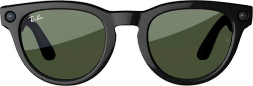 Ray-Ban Meta Headliner Low Bridge Fit glasses, Meta AI, Audio, Photo, Video Compatibility - Green Lenses - Shiny Black BUY IN AUSTRALIA