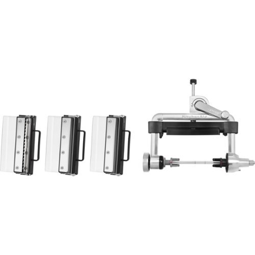 KitchenAid - Vegetable Sheet Cutter Attachment with Noodle Blade - Stainless Steel