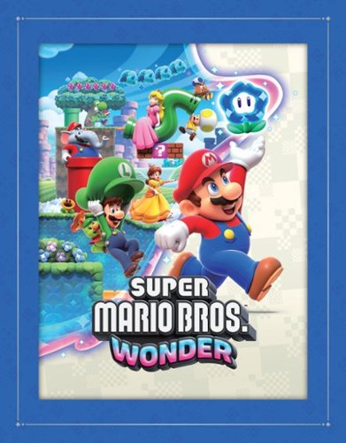  Super Mario Bros Wonder Art Print - Nintendo Switch OLED Model