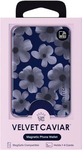 VELVET CAVIAR Magnetic Phone Wallet - Midnight Blossom SHOP ONLINE