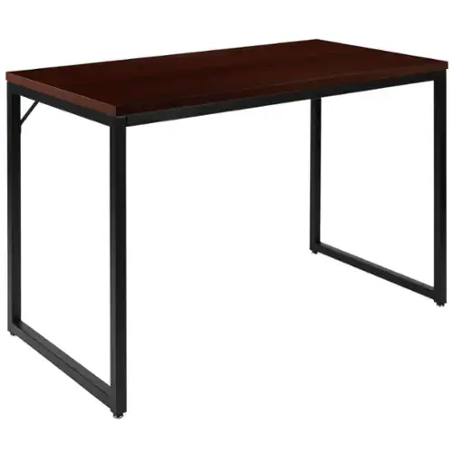 Mahogany Top/Black Frame