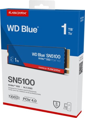 WD Blue SN5100 1TB Internal SSD PCIe Gen 4 x4 NVMe for laptops and desktops GLOBAL SHIPPING