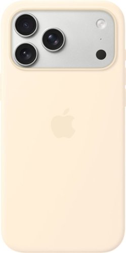 Apple - iPhone 17 Pro Max Silicone Case with MagSafe - Vanilla