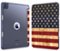 DTTO - Case for iPad Air 13" (M2/M3) and iPad Pro 12.9" (3rd/4th/5th/6th Gen) ,Smooth Matte Back,TPU Shockproof Frame - US Flag-Front_Standard