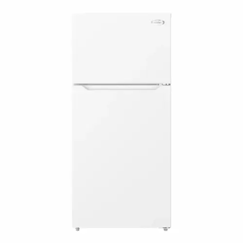 Front. Koolmore - 28 In. 14 Cu. Ft. Top-Freezer Household Refrigerator in White, Energy Star Certified - White.