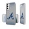 Keyscaper - MLB - Atlanta Braves Linen Logo Galaxy Clear Case - S24 - Multicolor-Front_Standard
