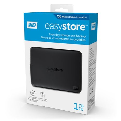 WD Easystore 1TB External USB 3.0 Portable Drive - Black BUY ONLINE