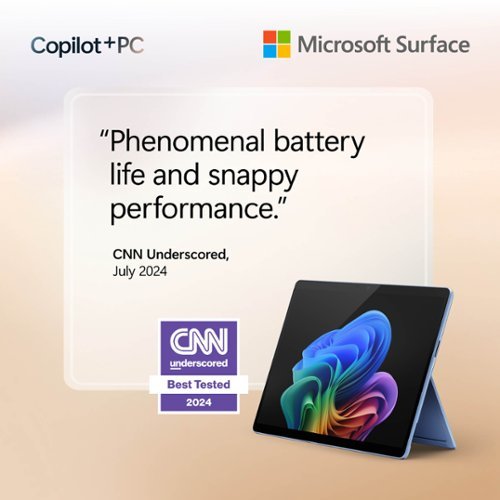 Microsoft Surface Pro - Copilot+ PC - 13” - Snapdragon X Plus - 16GB Memory - 512GB SSD - Device Only (11th Edition) Latest Model - Sapphire WHERE TO BUY