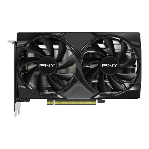 PNY NVIDIA GeForce RTX 5060 Overclocked 8GB GDDR7 PCI Express 5.0 Graphics Card with Dual Fan - Black INTERNATIONAL SHIPPING