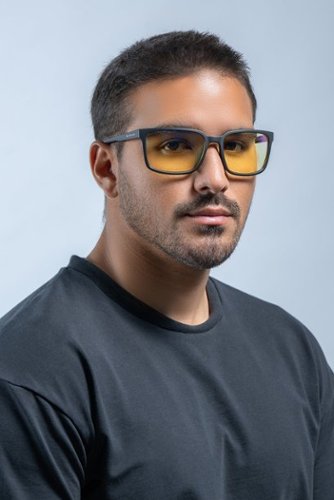 GUNNAR Mammoth Computer Glasses with Blue Light Reduction, Amber Lenses - Onyx WORLDWIDE DELIVERY
