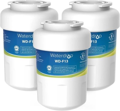 Waterdrop - WD-F13 Replacement for GE® MWF®, SmartWater®,3 pack - White-Front_Standard 