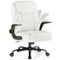 CloudRest Pro - Ergonomic Office Chair Swivel Tilt Gaming Chair with Lumbar Support Computer Chair - White-Front_Standard