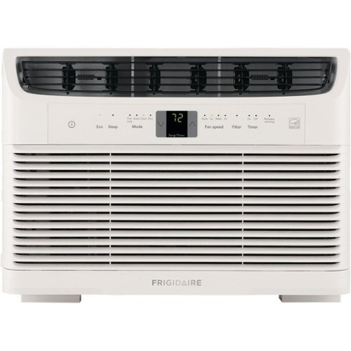 Frigidaire - 150 Sq. Ft. 5,000 BTU Compact Window Air Conditioner - White-Front_Standard 