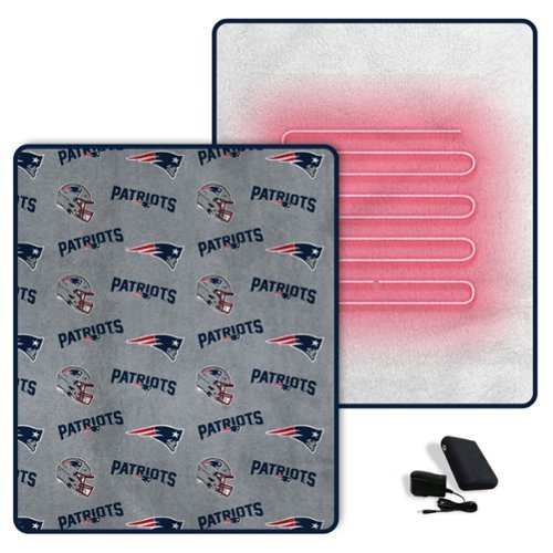Pegasus - Scattered Logos 60" x 70" Heated Blanket - Multicolor-Front_Standard 