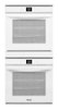 Whirlpool - 24 in. Built-In Double Electric Convection Wall Oven with WiFi - White-Front_Standard