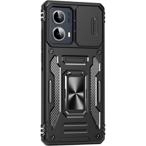 SaharaCase Raider Series Heavy-Duty Case for Motorola Edge (2024) - Scorpion Black INTERNATIONAL SHIPPING