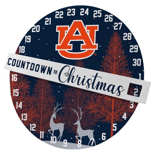 Pegasus - Auburn Tigers Countdown to Christmas Wall Sign - Multicolor-Front_Standard 