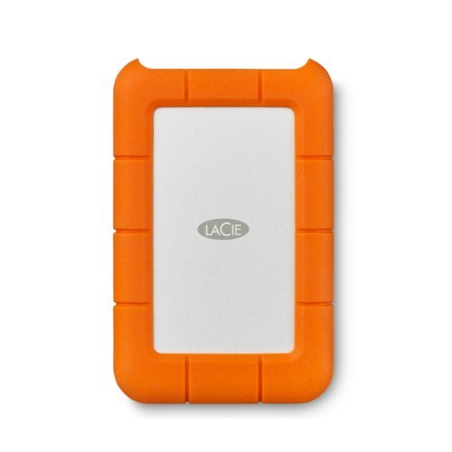 LaCie - Rugged Mini SSD 1TB Solid State Drive - USB 3.2 Gen 2x2, speeds up to 2000MB/s (STMF1000400) - Silver and Orange - image 11