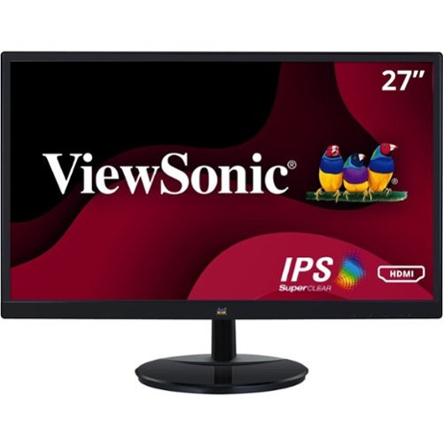 ViewSonic - VA2759-SMH 27" LCD FHD Monitor (VGA, HDMI) - Black-Front_Standard 