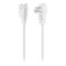 Insignia™ - 8’ 16 AWG Indoor Extension Power Cord with Rotating Plug - White-Front_Standard