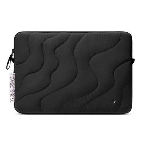 tomtoc Terra-A27 Puff Laptop Sleeve fits up to 14'' MacBook Pro M4/M3/M2/M1, Reclycled Fabric, CornerArmor - Black