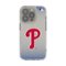 Keyscaper - MLB - Philadelphia Phillies - Linen Logo iPhone Clear Case - 16e - Multicolor-Front_Standard