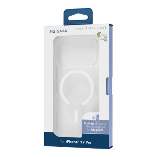 Insignia™ Hard-Shell Case with MagSafe for Apple iPhone 17 Pro - Clear BUY IN AUSTRALIA
