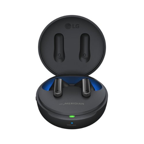 LG TONE Free True Wireless Active Noise Cancellation Headphones with Plug and Wireless - Black BUY IN EUROPE