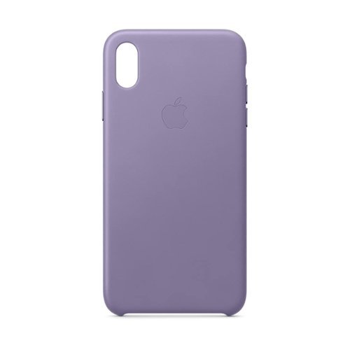 Apple - iPhone Xs Max Leather Case - Lilac-Front_Standard 