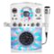 Singing Machine - Karaoke Machine with Microphone , built-In Speaker, LED Disco Lights, CD+G & USB Connectivity - White-Front_Standard