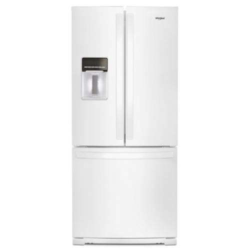  Whirlpool - 19.7 Cu. Ft. French Door Refrigerator - White