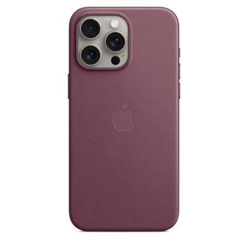 Apple - iPhone 15 Pro Max FineWoven Case with MagSafe - Mulberry