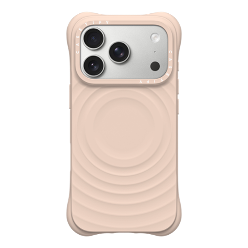 CASETiFY - Ripple Case MagSafe Compatible for Apple iPhone 18 Pro and 17 Pro Devices - Oat