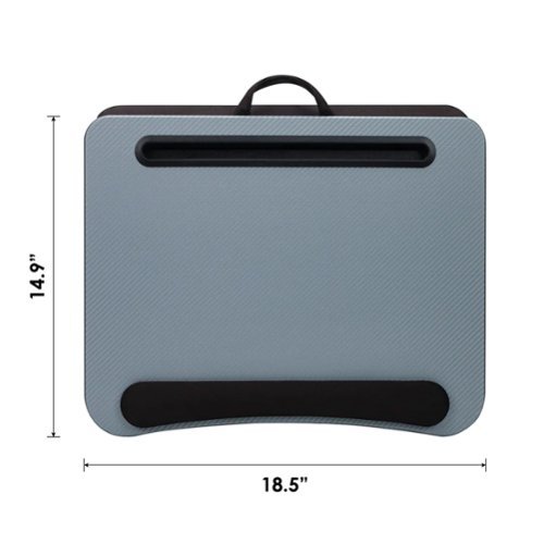 LapGear Smart-e Pro Memory Foam Lap Desk for 17.3 Laptop or Tablet - Silver Carbon WHERE TO BUY
