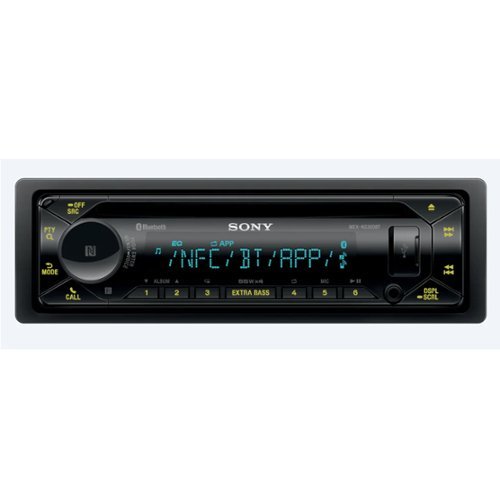 Sony - Mobile MEX-N5300BT CD Receiver with Bluetooth & USB/AUX Inputs - Black-Front_Standard 
