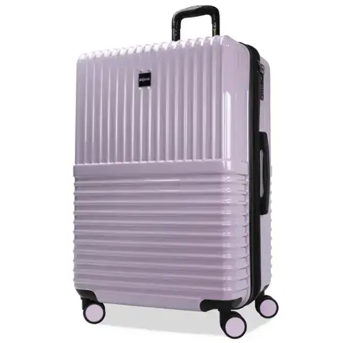 Front. World Traveler - Tonal 28-Inch Lightweight Polycarbonate Expandable Spinner Luggage with TSA Lock - Lavender.