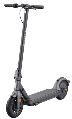 Blutron - S65 Foldable Electric Scooter w/40mi Max Operating Range & 20 mph Max Spend - Grey - Space Gray