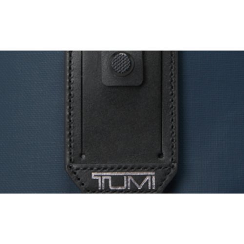 TUMI Alpha Bravo Academy Brief - Navy Coated Canvas GLOBAL SHIPPING